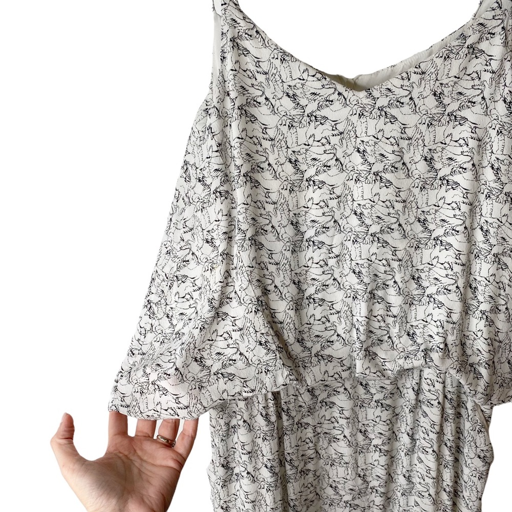 Comptoir Des Cotonniers  Dove Blousy Flowy Maxi Dress White Size XS - Picture 13 of 14